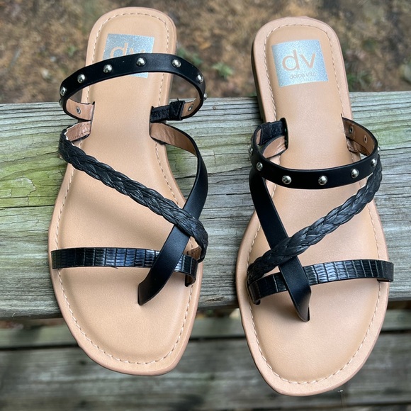 NWT DV by Dolce Vita Strappy Jessa Thong Sandal  size 6.5 - Picture 5 of 12